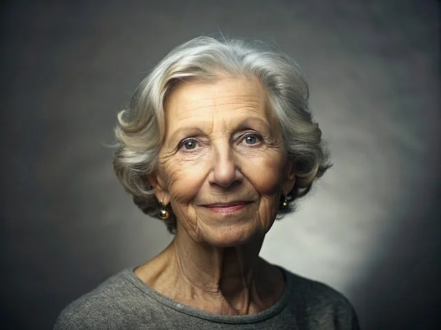 old woman head shot